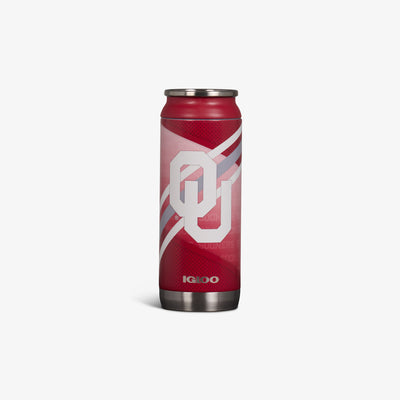 Front View | The University of Oklahoma® 16 Oz Can::::Durable stainless steel