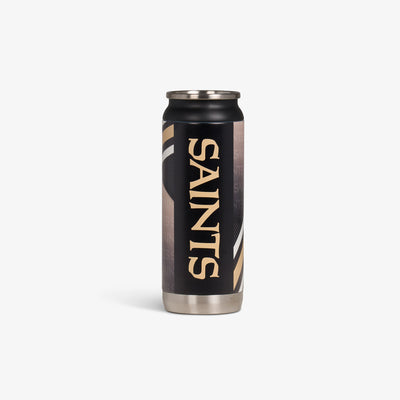 Back View | New Orleans Saints 16 Oz Can::::Advanced hot & cold retention