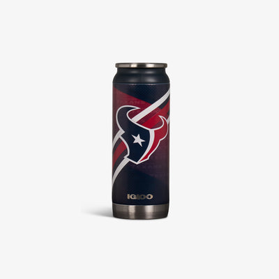 Front View | Houston Texans 16 Oz Can::::Durable stainless steel 