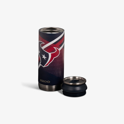 Open View | Houston Texans 16 Oz Can::::Removable lid
