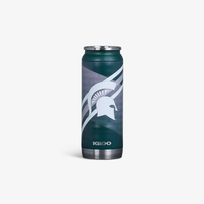 Front View | Michigan State University® 16 Oz Can::::Durable stainless steel