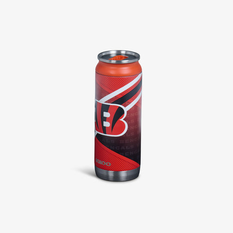 Angle View | Cincinnati Bengals 16 Oz Can::::Sliding mouth-opening tab