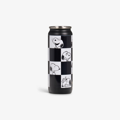 Angle View | Snoopy 16 Oz Can::::Advanced hot & cold retention