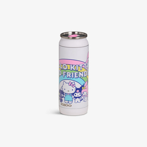 Angle View | Hello Kitty® and Friends 16 Oz Can::::Splashproof slider tab