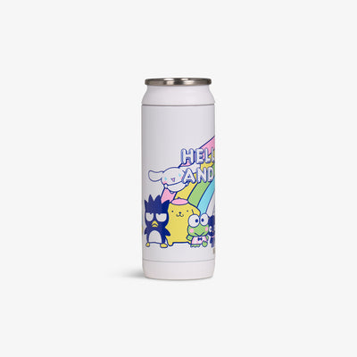 Side View | Hello Kitty® and Friends 16 Oz Can::::Built-in coaster