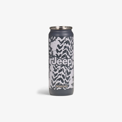 Front View | Jeep® Off-Road 16 Oz Can::::Durable stainless steel  