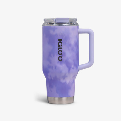 Front View | 32 Oz Flip ‘n’ Sip Travel Mug::Lilac::Retention: Up to 48hrs cold / 8hrs hot*