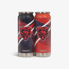Front View | Chicago Bears Home & Away 16 Oz Can 2-Pack