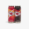 Front View | Kansas City Chiefs Home & Away 16 Oz Can 2-Pack