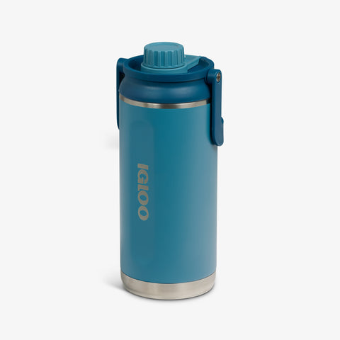 Angle View | 36 Oz Twist ‘n’ Chug Bottle::Modern Blue::No-look-sip indicator