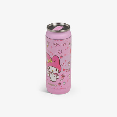 Angle View | My Melody™ 16 Oz Can::::Splashproof slider tab