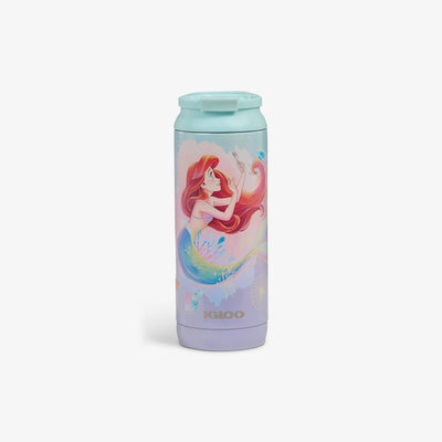 Front View | Disney The Little Mermaid 16 Oz Tumbler::::3D print w/ glittery base 