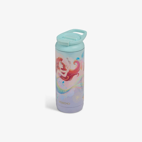 Angle View | Disney The Little Mermaid 16 Oz Tumbler::::Fits most cup holders 