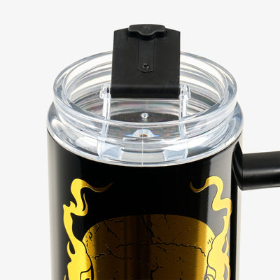 Lid Open View | WWE “Stone Cold” Steve Austin Smoking Skull 1L Beer Mug::::