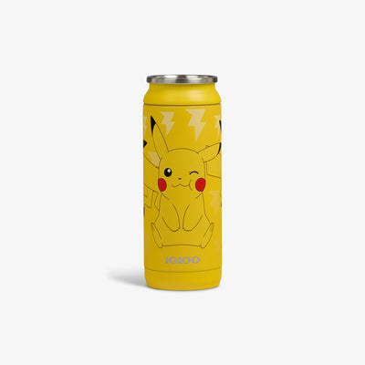 Front View | Pokémon 16 Oz Can::Pikachu::Matte 3D character print 