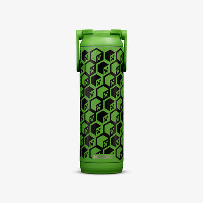 Front View | Minecraft Creeper Glow in the Dark 20 Oz Bottle::::