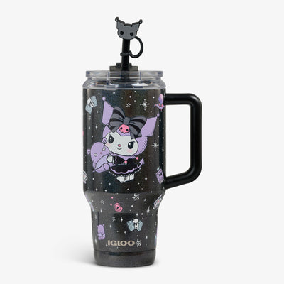 Front View | Kuromi™ 32 Oz Travel Mug::::Fits most cup holders 