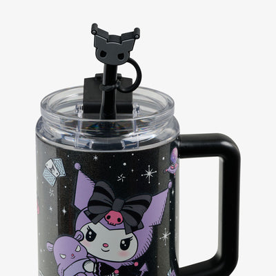 Straw View | Kuromi™ 32 Oz Travel Mug::::Kuromi straw topper 