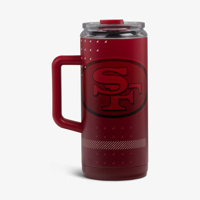 Back View | NFL 1L Beer Mug::49ers::Side handle 