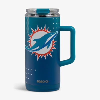 Front View | NFL 1L Beer Mug::Dolphins::Matte 3D team print 