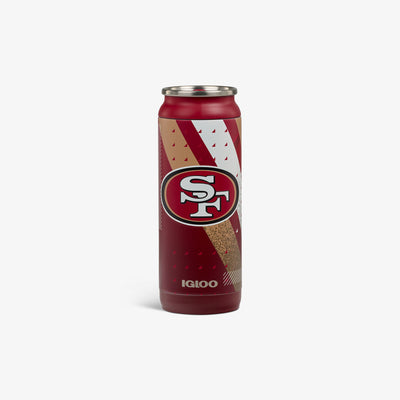Front View | NFL 16 Oz Can::49ers::Matte 3D team print 