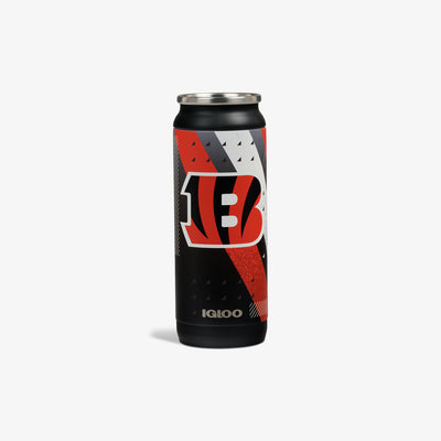 Front View | NFL 16 Oz Can::Bengals::Matte 3D team print 