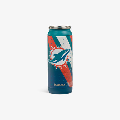 Front View | NFL 16 Oz Can::Dolphins::Matte 3D team print 