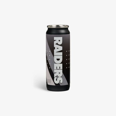 Back View | NFL 16 Oz Can::Raiders::Double-wall, vacuum-insulated 