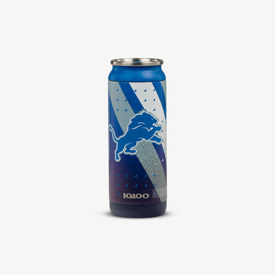 Front View | NFL 16 Oz Can::Lions::Matte 3D team print 