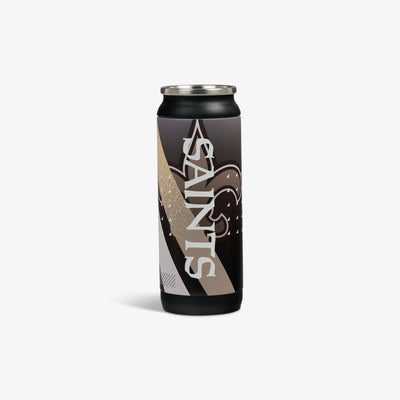 Back View | NFL 16 Oz Can::Saints::Double-wall, vacuum-insulated 