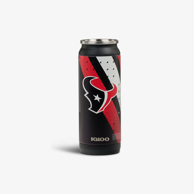 Front View | NFL 16 Oz Can::Texans::Matte 3D team print 