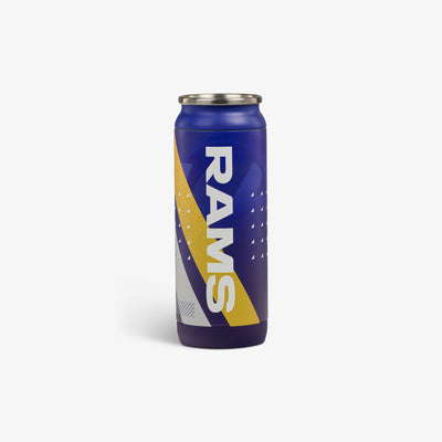 Back View | NFL 16 Oz Can::Rams::Double-wall, vacuum-insulated 