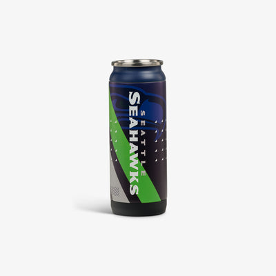 Back View | NFL 16 Oz Can::Seahawks::Double-wall, vacuum-insulated 