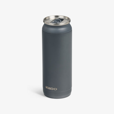 Angle View | 16 Oz Can::Carbonite::Sliding mouth-opening tab 