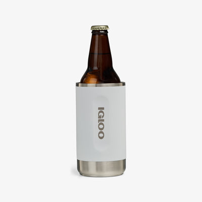Bottle View | Universal Coolmate®::White::Fits most 12-ounce cans/bottles