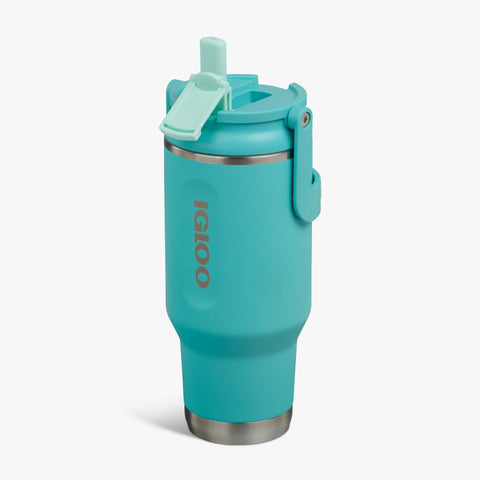 Angle View | 32 Oz Sport Sipper Bottle::Lagoon Teal::