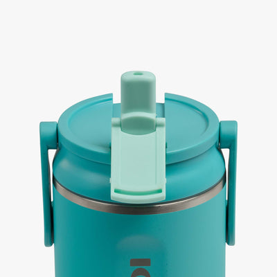 Sipper View | 32 Oz Sport Sipper Bottle::Lagoon Teal::Fits in standard cup holders