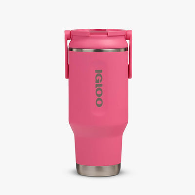 Front View | 32 Oz Sport Sipper Bottle::Thrift Pink::