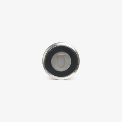 Bottom View | Universal Coolmate®::Blue Shale::Built-in bottle opener & coaster