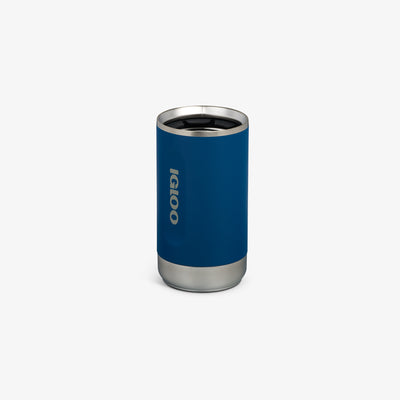 Angle View | Universal Coolmate®::Blue Shale::No-look sip indicator