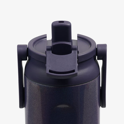 Lid Open View | 20 Oz Sport Sipper Bottle::Gradient Grape::Leakproof Sport Sipper lid 