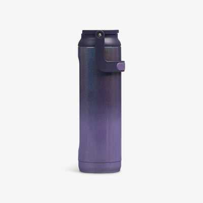 Profile View | 20 Oz Sport Sipper Bottle::Gradient Grape::Tuck Tight handle 