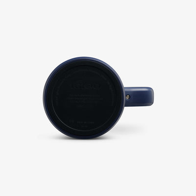 Bottom View | 1L Beer Mug::Navy Check::Built-in coaster