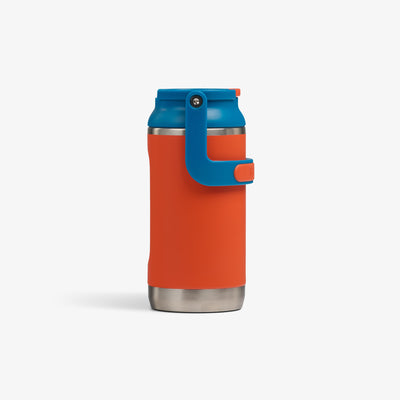Front View | Kids Lunch 12 Oz Sipper Bottle::Safety Orange::