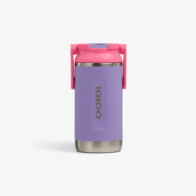 Front View | Kids Lunch 12 Oz Sipper Bottle::Dusted Grape::