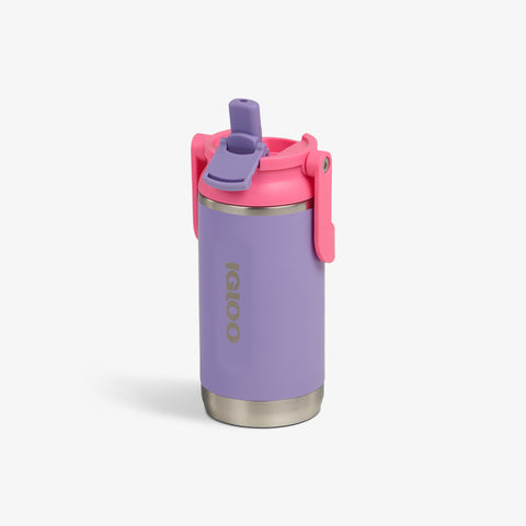 Front View | Kids Lunch 12 Oz Sipper Bottle::Dusted Grape::