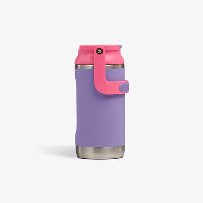 Profile View | Kids Lunch 12 Oz Sipper Bottle::Dusted Grape::