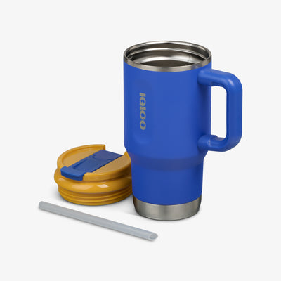 Parts View | Kids Lunch 18 Oz Travel Mug::Electric Indigo::Double-wall, vacuum-insulated