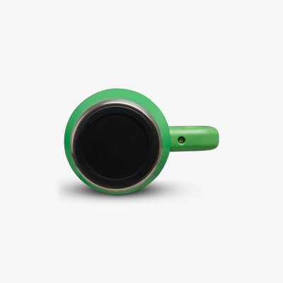 Bottom View | Kids Lunch 18 Oz Travel Mug::Retro Green::Built-in coaster