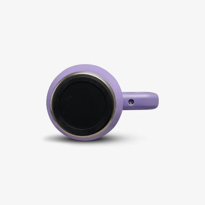 Bottom View | Kids Lunch 18 Oz Travel Mug::Dusted Grape::Built-in coaster